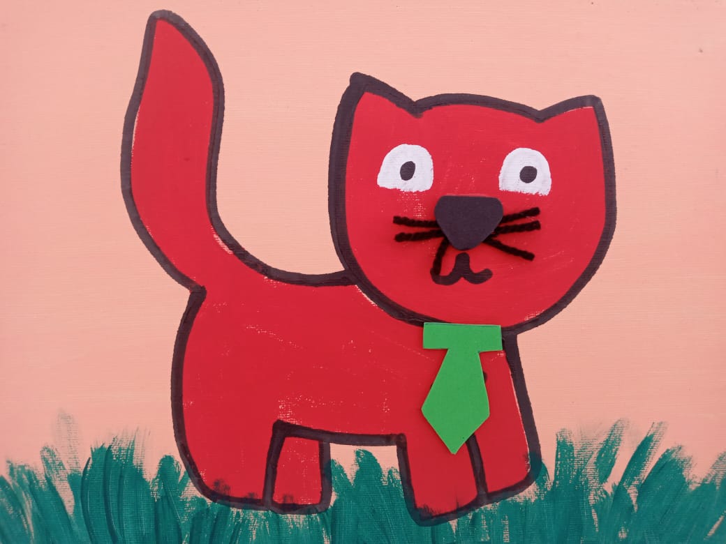 Petrus Lima Da Silva - Era uma vez um gato vermelho. Entrou no banheiro e fez careta no espelho. 